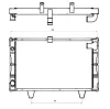 527111 NRF Радиатор охлаждения двигателя