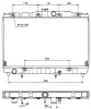 546707 NRF Радиатор охлаждения двигателя