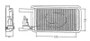 58044 NRF Радиатор отопителя салона