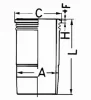 89380110 KOLBENSCHMIDT Гильза цилиндра