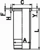 88476110 KOLBENSCHMIDT Гильза цилиндра