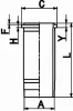 89328110 KOLBENSCHMIDT Гильза цилиндра