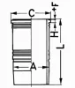 89056110 KOLBENSCHMIDT Гильза цилиндра