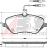 37538 A.B.S. Комплект тормозных колодок, дисковый тормоз