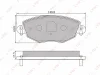 Превью - BD-3006 LYNXAUTO Комплект тормозных колодок, дисковый тормоз (фото 3)