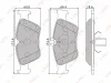 Превью - BD-5302 LYNXAUTO Комплект тормозных колодок, дисковый тормоз (фото 3)