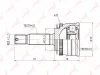 Превью - CO-3601A LYNXAUTO Шарнирный комплект, приводной вал (фото 3)