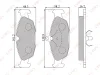 Превью - BD-5903 LYNXAUTO Комплект тормозных колодок, дисковый тормоз (фото 3)
