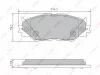 Превью - BD-7589 LYNXAUTO Комплект тормозных колодок, дисковый тормоз (фото 3)