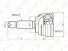 Превью - CO-5501 LYNXAUTO Шарнирный комплект, приводной вал (фото 3)