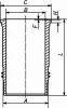 037 WN 29 KNECHT/MAHLE Гильза цилиндра