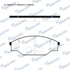 MPT02 MANDO Колодки дисковые передние toyota hilux 1.8 89-94/hiace 1.8-2.4d 83-89,vw taro 89>