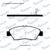 MPO05 MANDO Колодки дисковые передние honda civic 1.4/1.6 & vt-i & vtec 91-01/crx 1.6 92-98