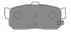 Превью - 6261 MAPCO Комплект тормозных колодок, дисковый тормоз (фото 3)