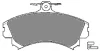 Превью - 6504 MAPCO Комплект тормозных колодок, дисковый тормоз (фото 3)