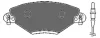 Превью - 6565 MAPCO Комплект тормозных колодок, дисковый тормоз (фото 3)