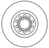 Превью - 15885 MAPCO Тормозной диск (фото 3)