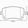 Превью - 13046028892-SET-MS MASTER-SPORT Комплект тормозных колодок, дисковый тормоз (фото 2)