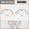 Превью - MK-2350 MASUMA Комплект тормозных колодок (фото 2)
