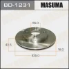 Превью - BD-1231 MASUMA Тормозной диск (фото 2)