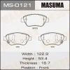 Превью - MS-0121 MASUMA Комплект тормозных колодок (фото 2)