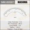 Превью - MK-2297 MASUMA Комплект тормозных колодок (фото 2)