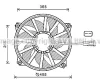 CN7552 AVA Вентилятор охлаждения радиатора