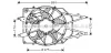 FD7506 AVA Вентилятор охлаждения радиатора
