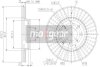 19-1871 MAXGEAR Тормозной диск