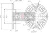 Превью - 19-1034 MAXGEAR Тормозной диск (фото 3)