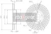 Превью - 19-1034 MAXGEAR Тормозной диск (фото 4)