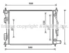HY2276 AVA Радиатор охлаждения двигателя
