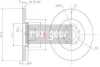 Превью - 19-0760 MAXGEAR Тормозной диск (фото 3)