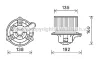 HY7553 AVA Двигатель (моторчик) вентилятора салона