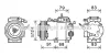 HYK383 AVA Компрессор кондиционера