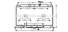 KA2152 AVA Радиатор охлаждения двигателя