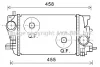 OL4592 AVA Интеркулер (радиатор интеркулера)