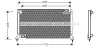 SU5030 AVA Радиатор кондиционера
