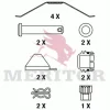 Превью - MDP3087K MERITOR Комплект тормозных колодок, дисковый тормоз (фото 2)