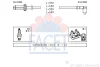 4.9025 FACET Комплект проводов зажигания