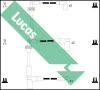 LUC5262 LUCAS Комплект проводов зажигания