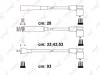SPC5922 LYNXAUTO Комплект проводов зажигания