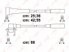 SPC6344 LYNXAUTO Комплект проводов зажигания