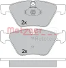 Превью - 1170684 METZGER Комплект тормозных колодок, дисковый тормоз (фото 5)