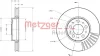 Превью - 6110561 METZGER Тормозной диск (фото 3)