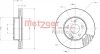 Превью - 6110153 METZGER Тормозной диск (фото 3)