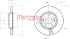 Превью - 6110155 METZGER Тормозной диск (фото 3)