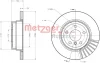 Превью - 6110589 METZGER Тормозной диск (фото 3)