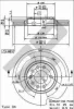 Превью - 24844 V METZGER Тормозной диск (фото 2)