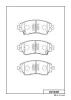Превью - D2194M MK KASHIYAMA Комплект тормозных колодок, дисковый тормоз (фото 2)